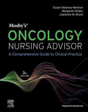 Coperta cărții "Mosby's Oncology Nursing Advisor" de Susan Maloney-Newton, Margie Hickey, Jeannine M. Brant