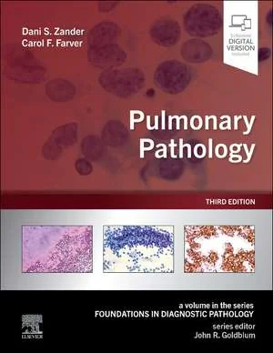 Coperta cărții "Pulmonary Pathology" de Dani S. Zander, Carol F. Farver John R. Goldblum