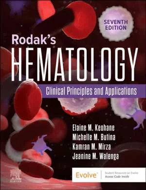 Coperta cărții "Rodak’s Hematology, 7th Edition" de Elaine M. Keohane, Michelle Butina, Kamran M. Mirza, Jeanine M. Walenga