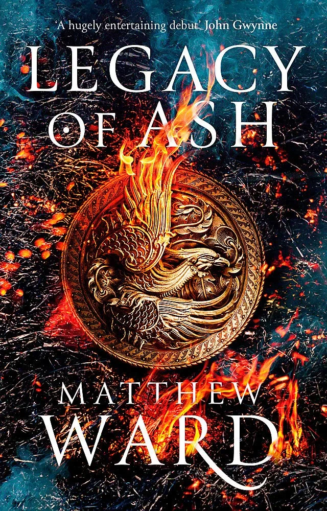 Coperta cărții "Legacy of Ash" de Matthew Ward