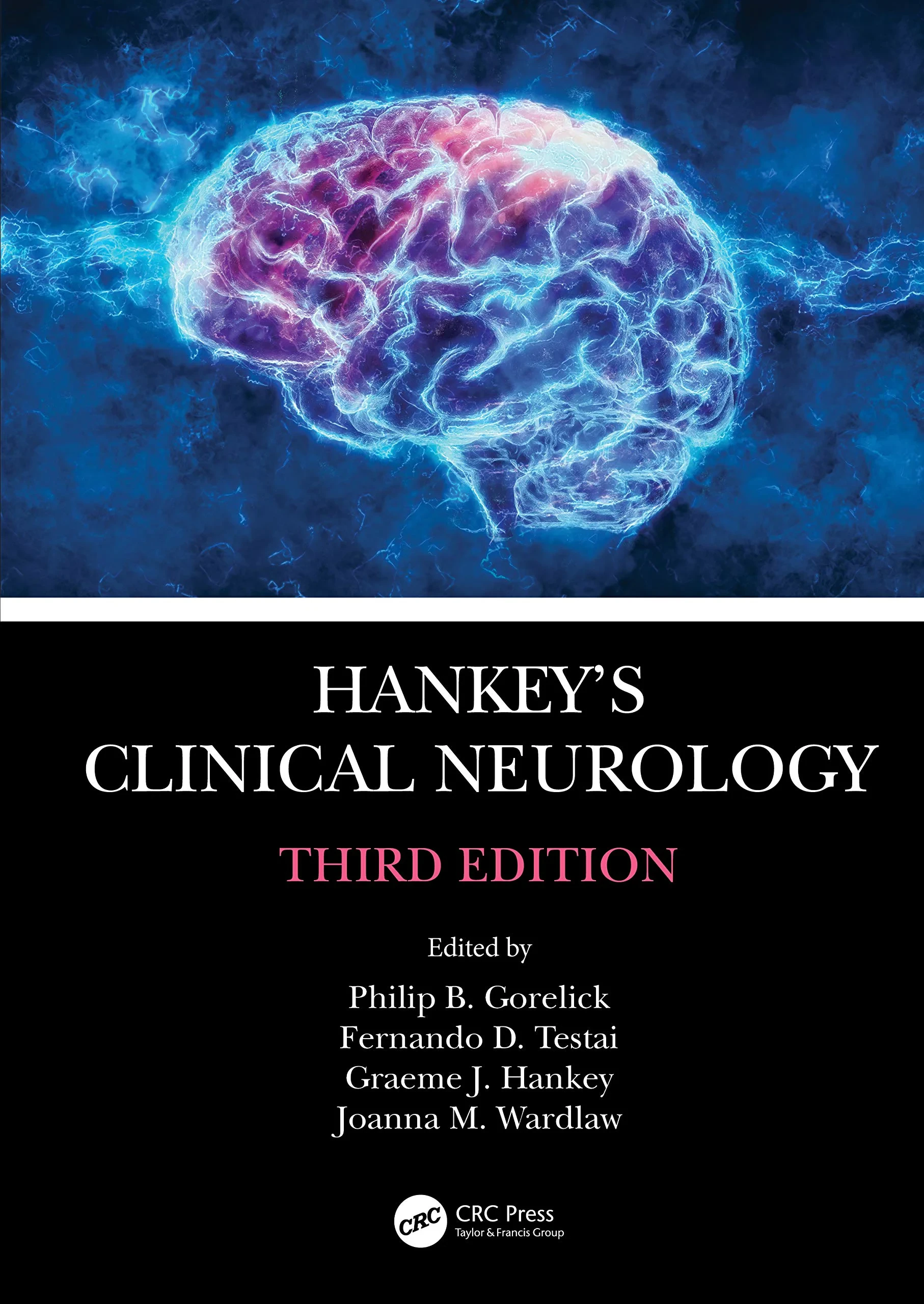 Coperta cărții "Hankey’s Clinical Neurology" de Graeme J. Hankey, Philip B. Gorelick, Fernando D. Testai, Joanna M. Wardlaw