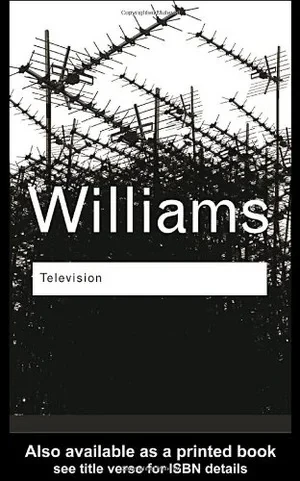 Coperta cărții "Television: Technology and Cultural Form" de Raymond Williams