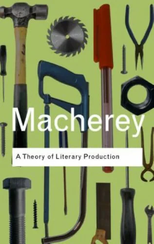 Coperta cărții "A theory of literary production" de Pierre Macherey