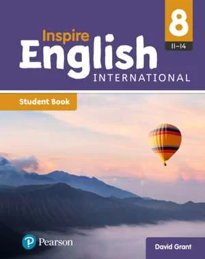 Coperta cărții "Inspire English International Year 8 Student Book" de David Grant
