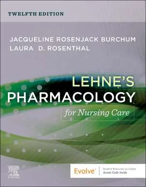Coperta cărții "Lehne’s Pharmacology for Nursing Care" de Jacqueline Rosenjack Burchum, Laura D. Rosenthal