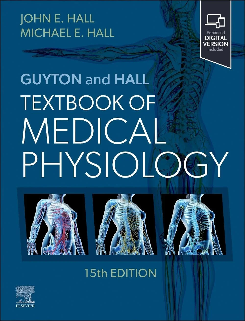 Coperta cărții "Guyton and Hall Textbook of Medical Physiology, 15th Edition" de John E. Hall, Michael E. Hall