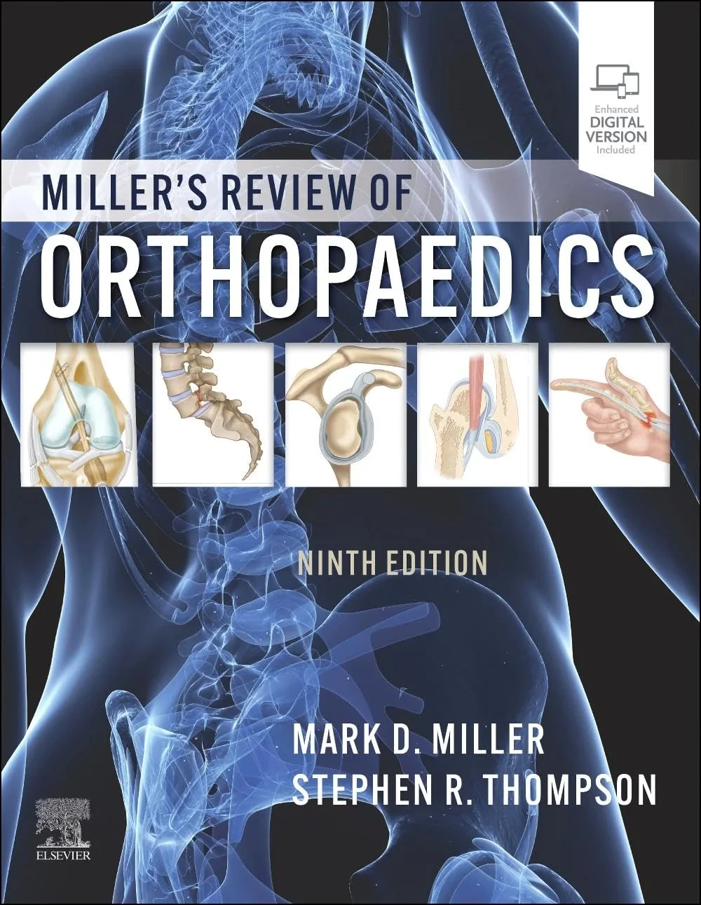 Coperta cărții "Miller's Review of Orthopaedics" de Mark D. Miller, Stephen R. Thompson