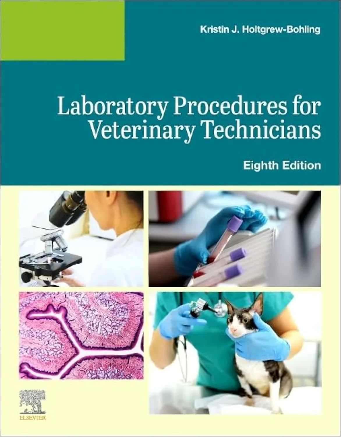 Coperta cărții "Laboratory Procedures for Veterinary Technicians " de autor necunoscut
