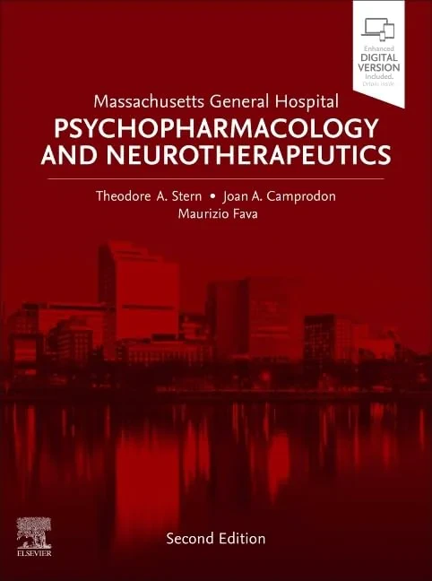 Coperta cărții "Massachusetts General Hospital Psychopharmacology and Neurotherapeutics " de Theodore A. Stern, Maurizio Fava, Joan A. Camprodon