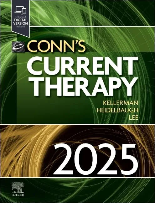 Coperta cărții "Conn's Current Therapy 2025" de Rick D. Kellerman, Joel J. Heidelbaugh