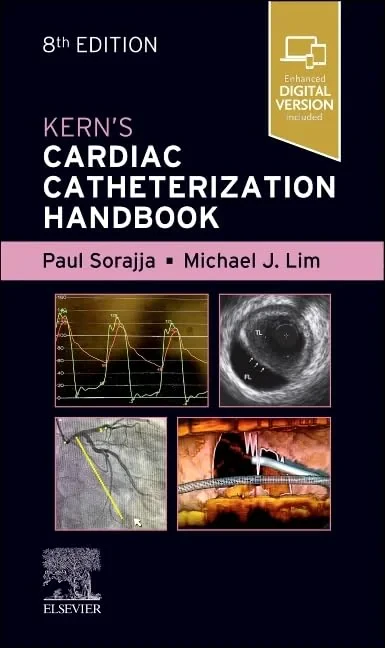 Coperta cărții "Kern's Cardiac Catheterization Handbook 8th Edition" de Paul Sorajja, Michael J Lim