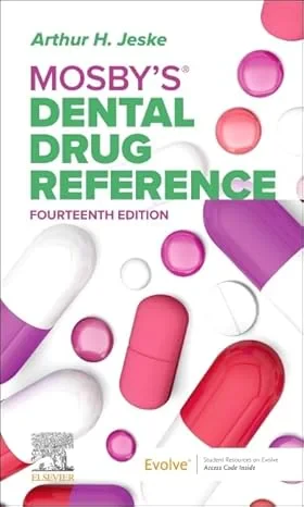 Coperta cărții "Mosby Dental Drug Reference" de Arthur H. Jeske