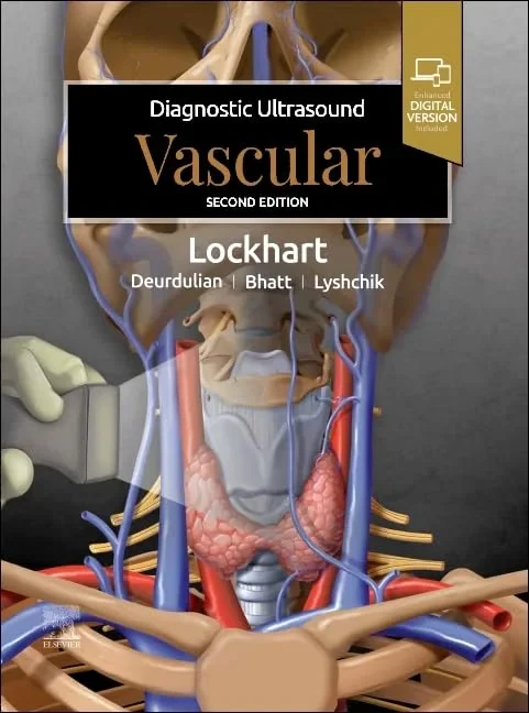 Coperta cărții "Diagnostic Ultrasound: Vascular" de Mark E. Lockhart
