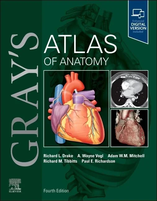 Coperta cărții "Gray's Atlas of Anatomy" de Richard L. Drake, A. Wayne Vogl, Adam W. M. Mitchell, Richard Tibbitts, Paul Richardson