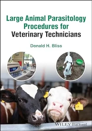 Coperta cărții "Large Animal Parasitology Procedures for Veterinary Technicians" de D Bliss