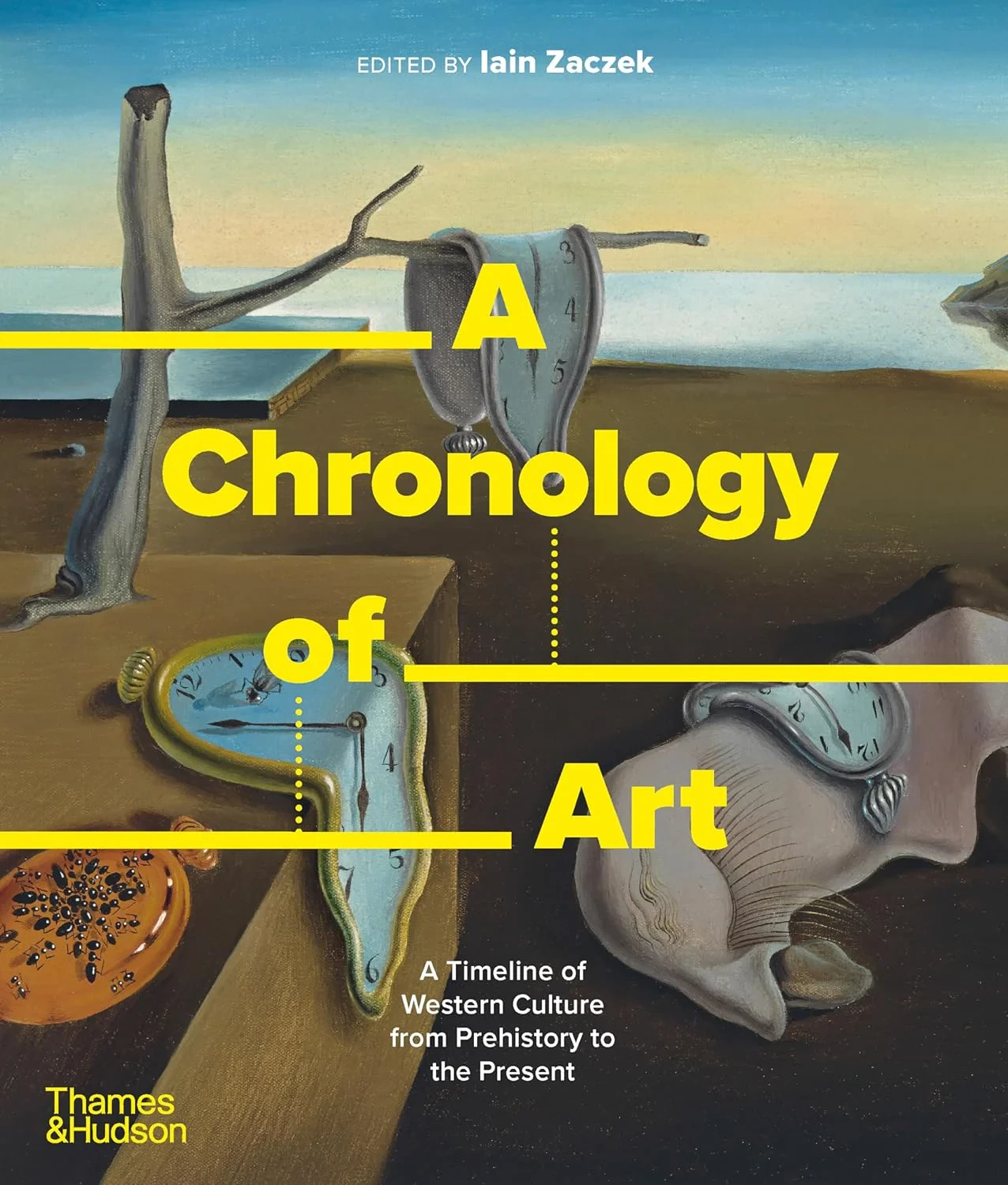 Coperta cărții "A Chronology of Art: A Timeline of Western Culture from Prehistory to the Present" de Iain Zaczek