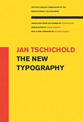 Coperta cărții "The New Typography" de J. Tschichold