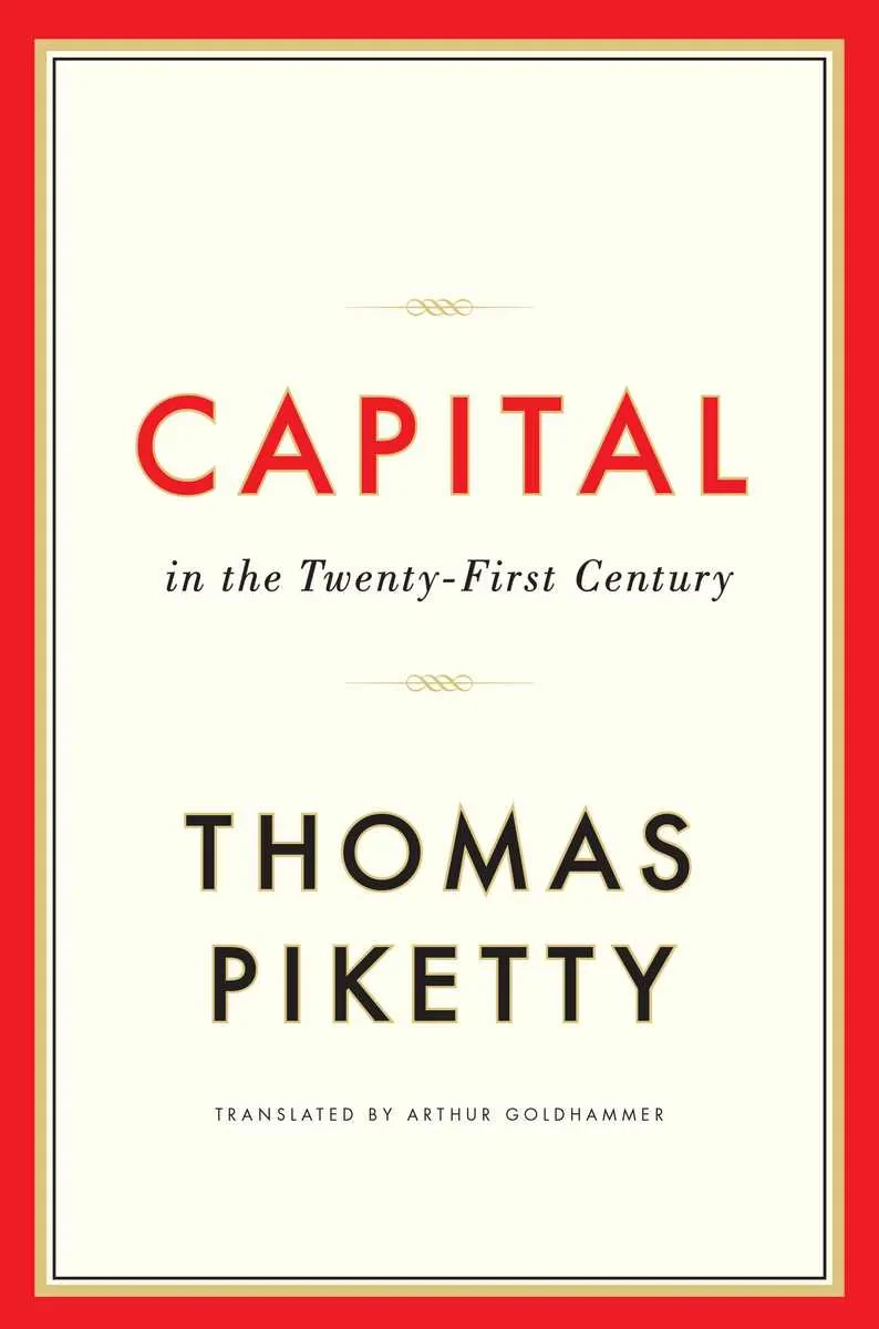 Coperta cărții "Capital in the Twenty-First Century " de Thomas Piketty