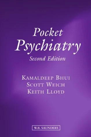 Coperta cărții "Pocket Psychiatry, 2nd Edition" de Bhui, Weich &amp; Lloyd