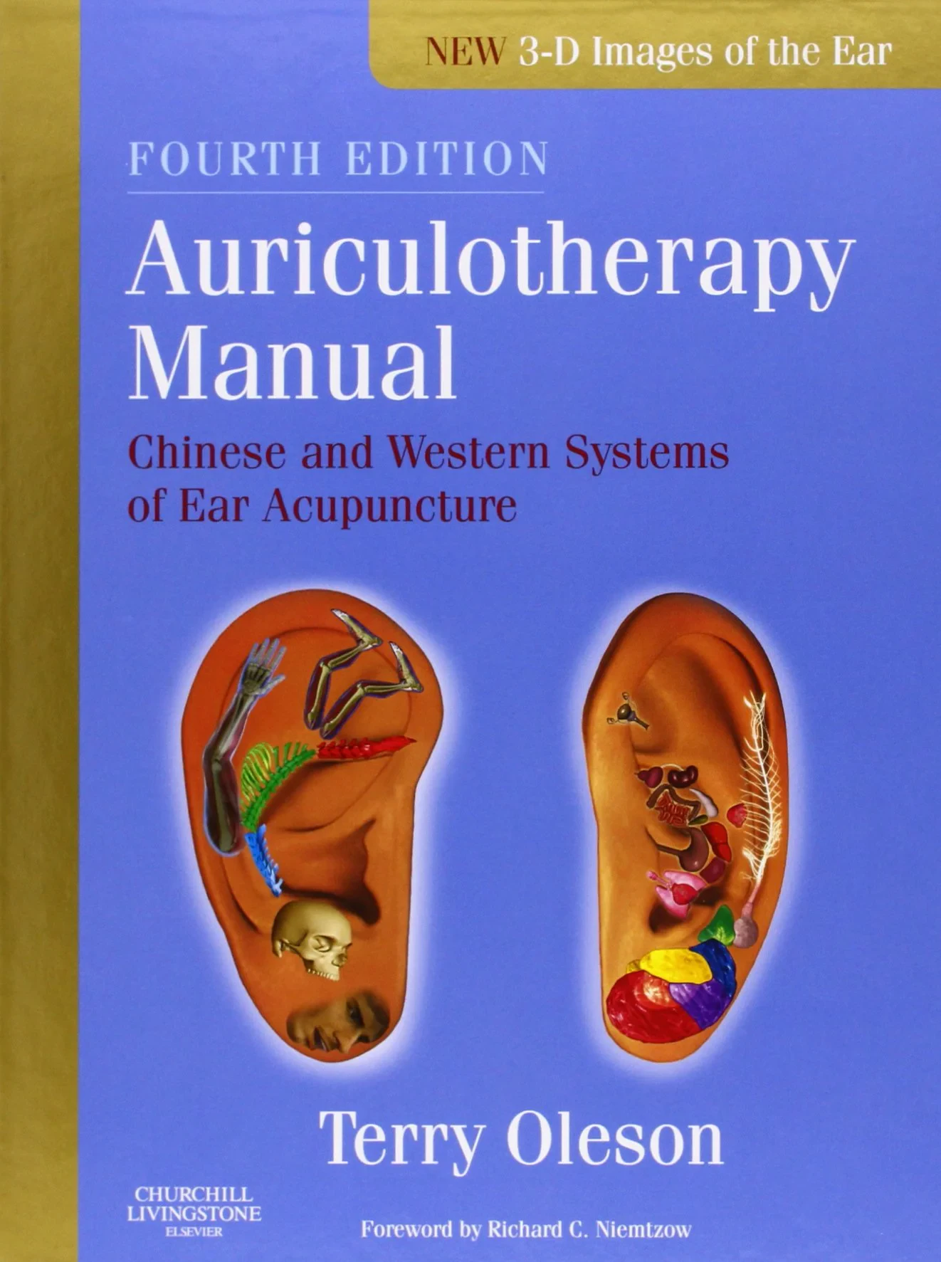 Coperta cărții "Auriculotherapy Manual" de Terry Oleson PhD