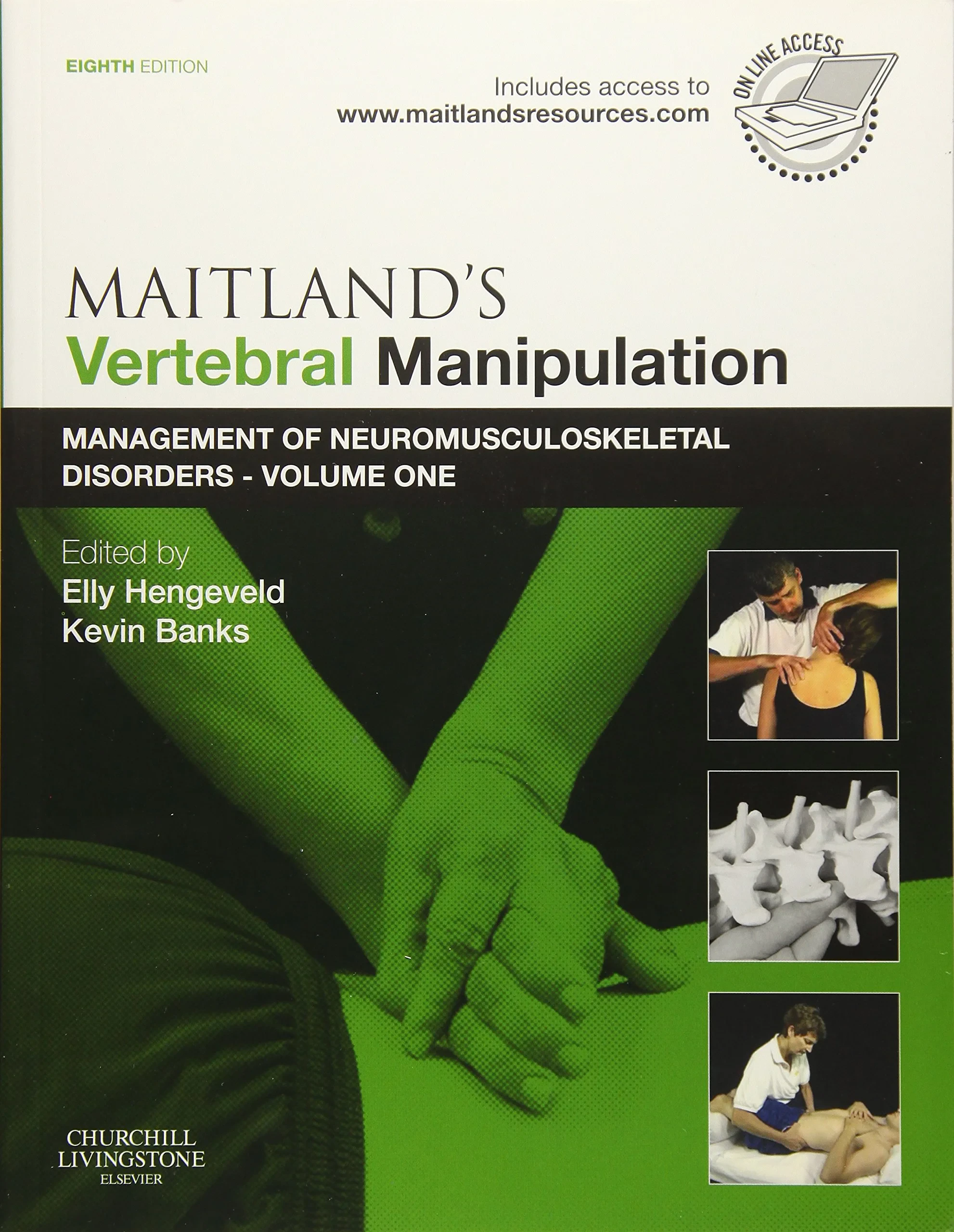 Coperta cărții "Maitland’s Vertebral Manipulation: Management of Neuromusculoskeletal Disorders - Volume 1, 8e" de Elly Hengeveld, Kevin Banks