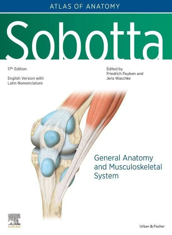Coperta cărții "Sobotta Atlas of Anatomy, Vol.1, 17th ed. General Anatomy and Musculoskeletal System" de Friedrich Paulsen, Jens Waschke