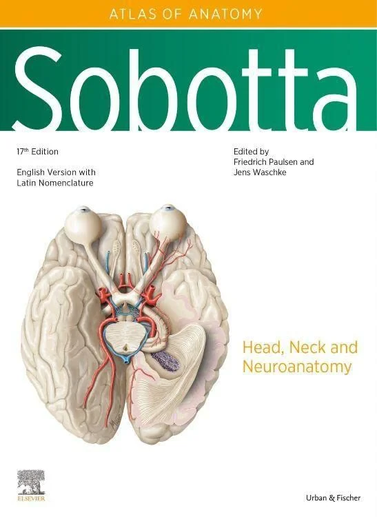 Coperta cărții "Sobotta Atlas of Anatomy, Vol. 3, 17th ed., English/Latin: Head, Neck and Neuroanatomy" de autor necunoscut