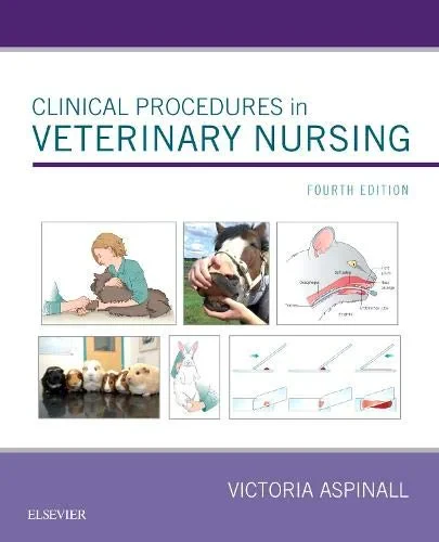 Coperta cărții "Clinical Procedures in Veterinary Nursing" de Victoria Aspinall