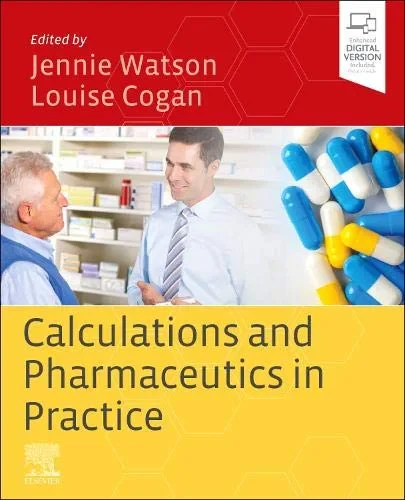Coperta cărții "Calculations and Pharmaceutics in Practice" de Watson, Cogan