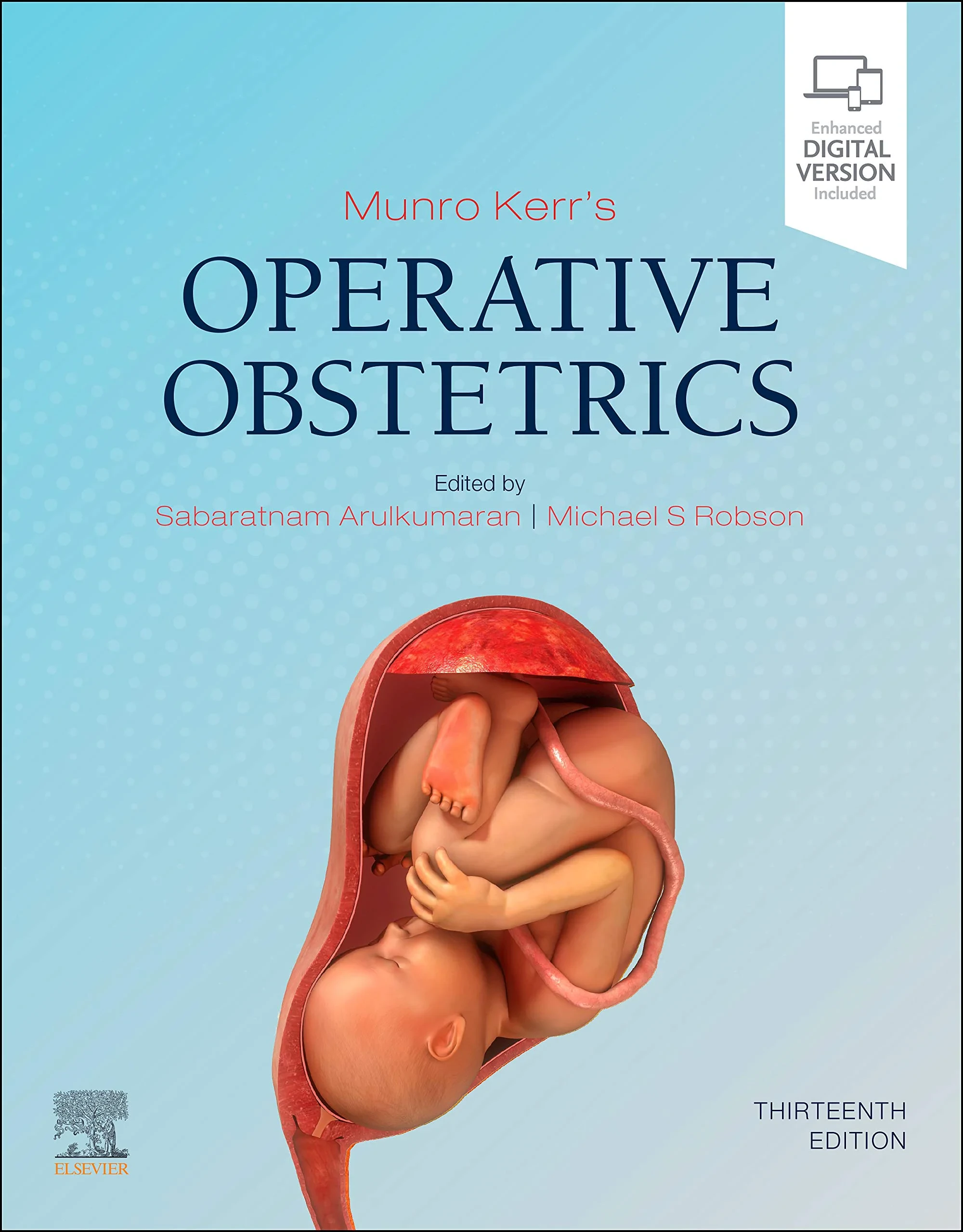 Coperta cărții "Munro Kerr’s Operative Obstetrics, 13th edition" de Sabaratnam Arulkumaran, Michael Dr Robson