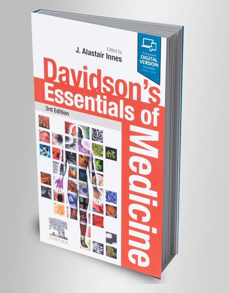 Coperta cărții "Davidson’s Essentials of Medicine, 3rd Edition" de J. Alastair Innes BSc PhD FRCP Ed