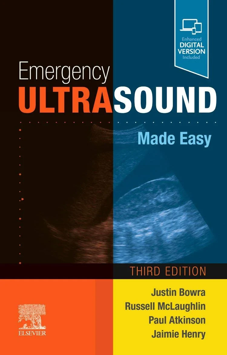 Coperta cărții "Emergency Ultrasound Made Easy" de Justin Bowra, Russell E McLaughlin, Paul Atkinson, Jaimie L Henry