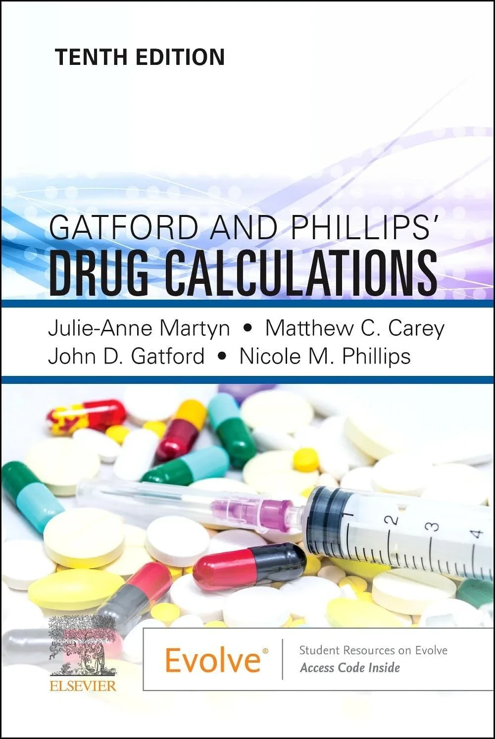 Coperta cărții "Gatford and Phillips' Drug Calculations" de Julie Martyn, Mathew Carey, John D. Gatford, Nicole Phillips