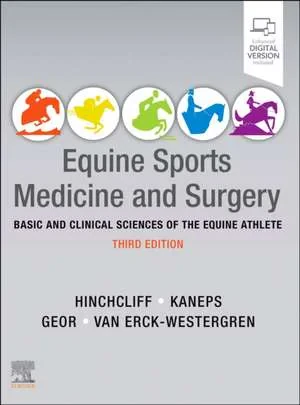 Coperta cărții "Equine Sports Medicine and Surgery, 3rd Edition" de Kenneth W Hinchcliff, Andris J. Kaneps, Raymond J. Geor, Emmanuelle van Erck-Westergen