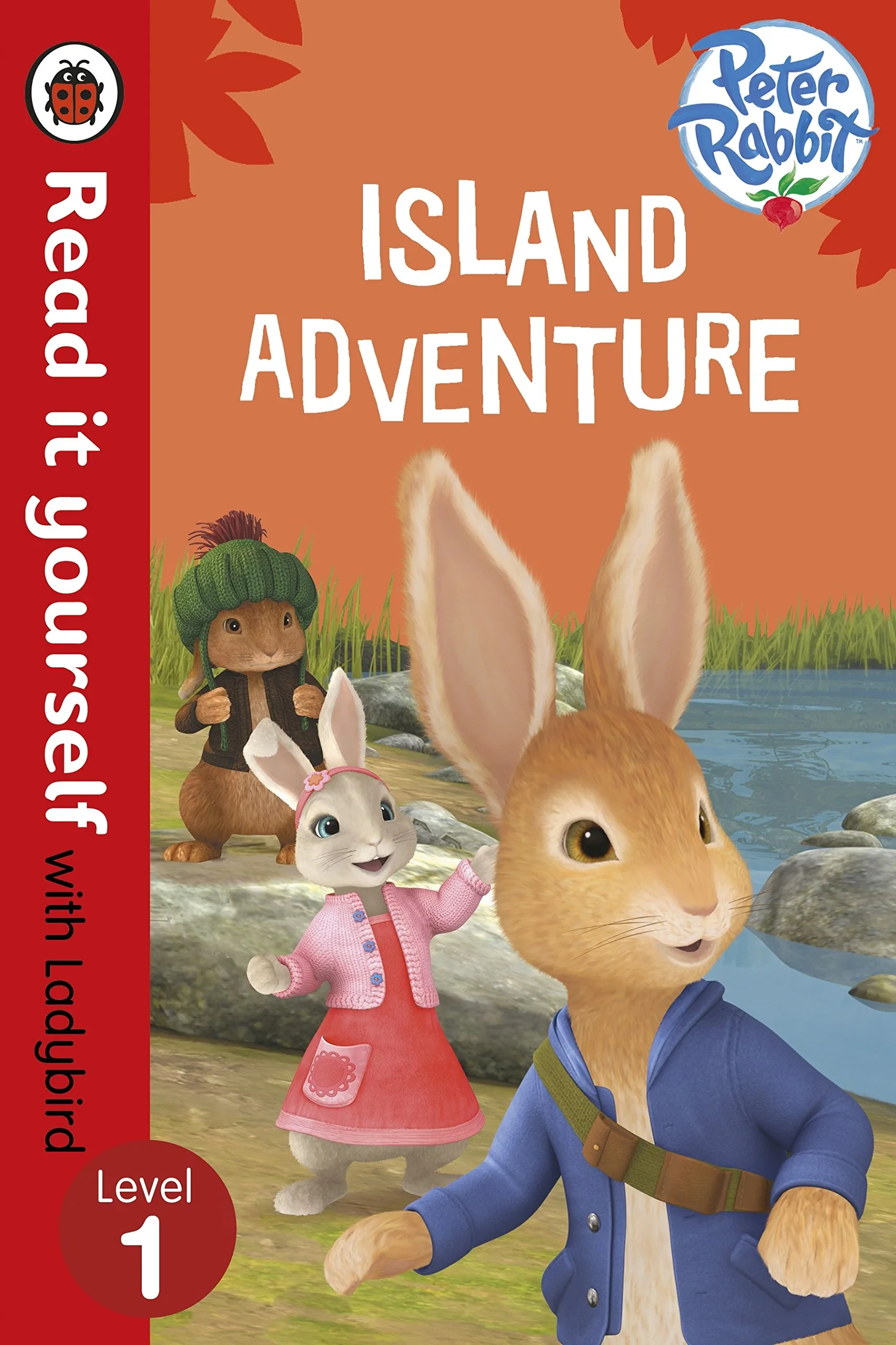Coperta cărții "Peter Rabbit: Island Adventure - Read it yourself with Ladybird: Level 1" de Ladybird