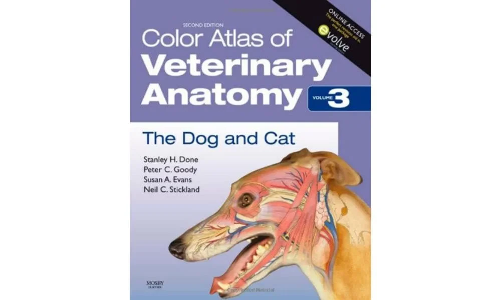 Coperta cărții "Color Atlas of Veterinary Anatomy, Volume 3, The Dog and Cat" de Stanley H. Done, Peter C. Goody, Susan A. Evans, Neil C. Stickland