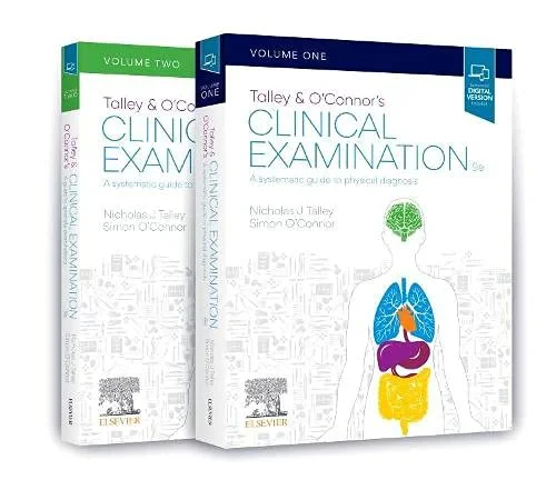 Coperta cărții "Talley and O'Connor's Clinical Examination - 2-Volume Set" de Nicholas J. Talley, Simon O'Connor