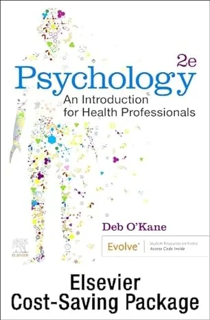 Coperta cărții "Psychology: An Introduction for Health Professionals" de Debra O'Kane