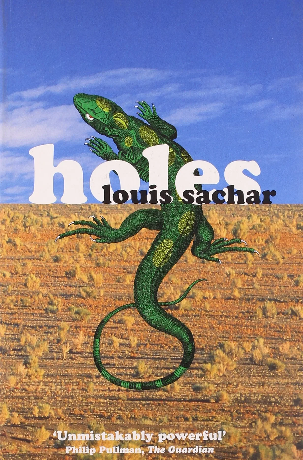 Coperta cărții "Holes " de Louis Sachar