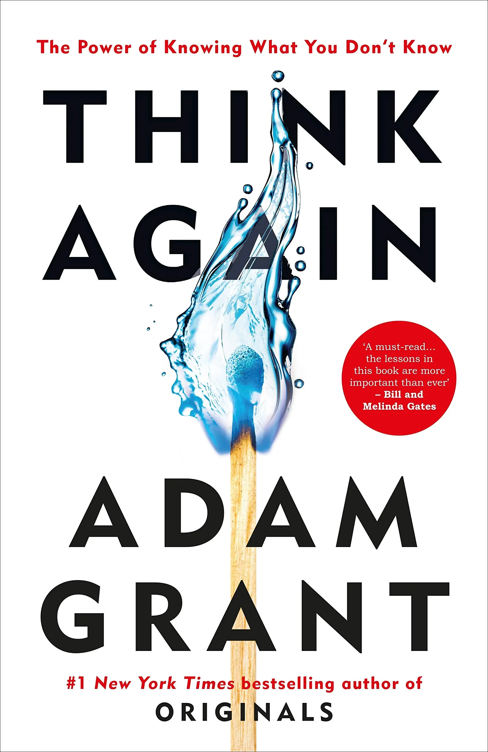 Coperta cărții "Think Again: The Power of Knowing What You Don't Know" de Adam Grant