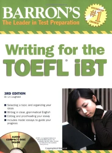 Coperta cărții "Barron's Writing for the TOEFL iBT. Book with CD" de Lin Lougheed