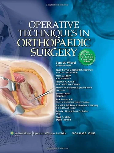 Coperta cărții "Operative Techniques in Orthopaedic Surgery (4 Volume Set)" de Sam W. Wiesel MD (Editor)
