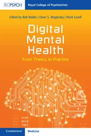Coperta cărții "Digital Mental Health" de Rob Waller, Omer S. Moghraby, Mark Lovell