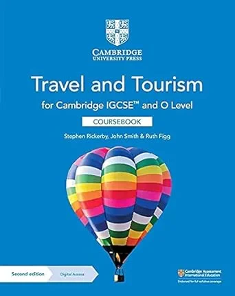 Coperta cărții "Cambridge Igcse(tm) and O Level Travel and Tourism Coursebook with Digital Access (2 Years) (Cambridge International Igcse)" de Smith, Rickerby, Figg