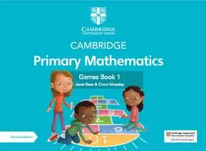 Coperta cărții "Cambridge Primary Mathematics Games Book 1 with Digital Access" de Cherri Moseley, Janet Rees