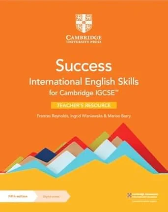 Coperta cărții "Success International English Skills for Cambridge IGCSE™ Teacher's Resource with Digital Access (Cambridge International IGCSE)" de Frances Reynolds, Ingrid Wisniewska, Marian Barry