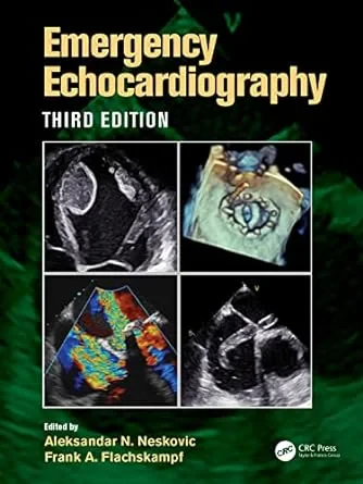 Coperta cărții "Emergency Echocardiography" de Aleksandar N. Neskovic, Frank A. Flachskampf