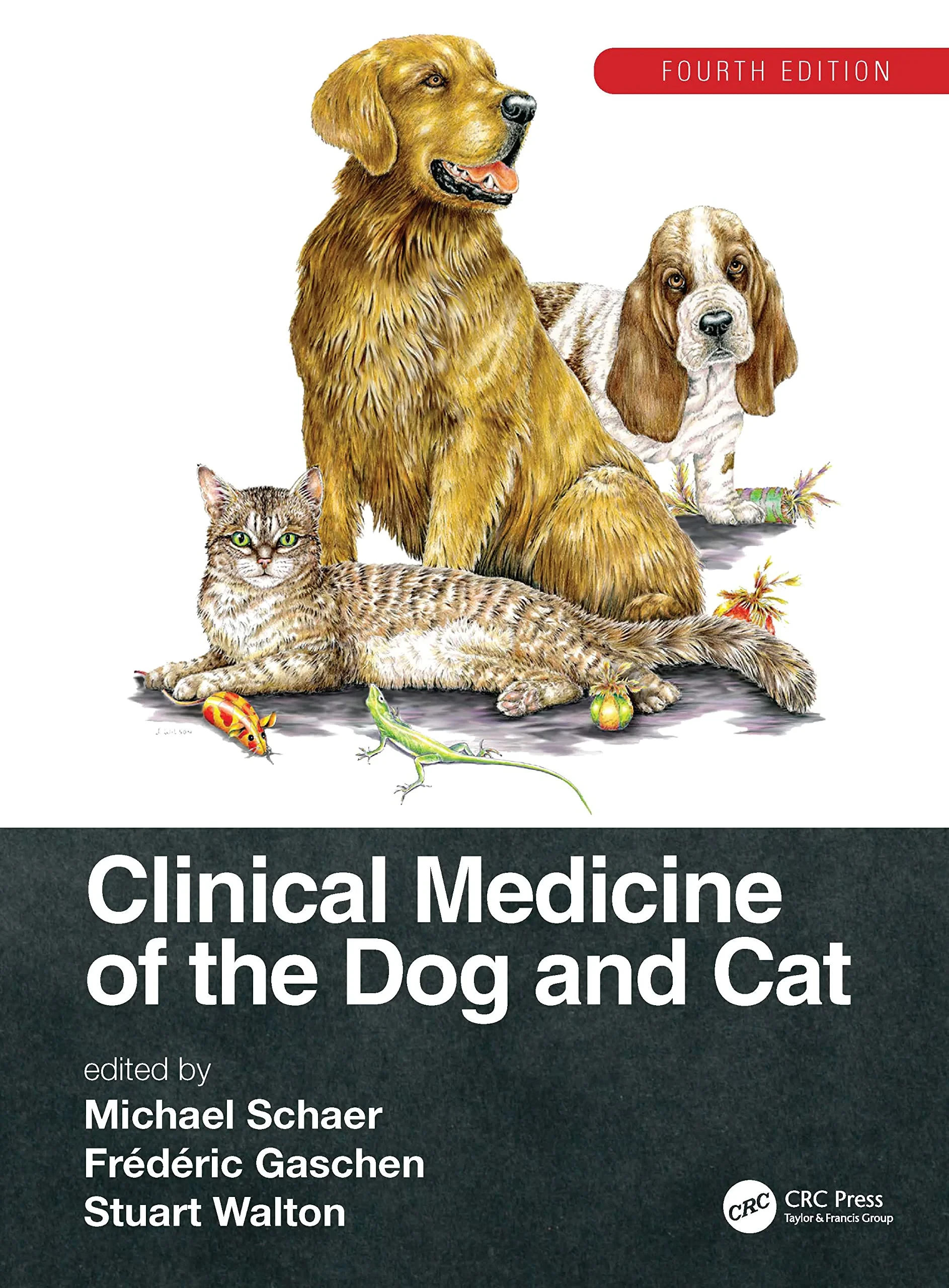 Coperta cărții "Clinical Medicine of the Dog and Cat" de Michael Schaer