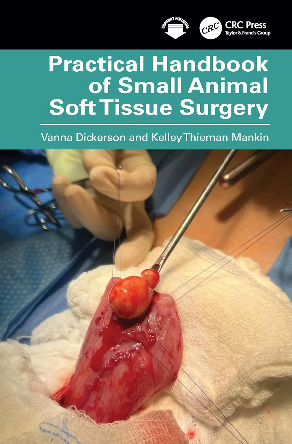 Coperta cărții "Practical Handbook of Small Animal Soft Tissue Surgery" de Kelley Thieman Mankin, Vanna Dickerson