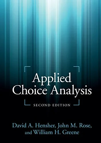 Coperta cărții "Applied Choice Analysis" de David A. Hensher